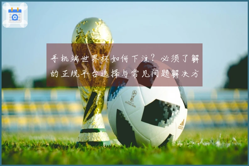 手机端世界杯如何下注？必须了解的正规平台选择与常见问题解决方案